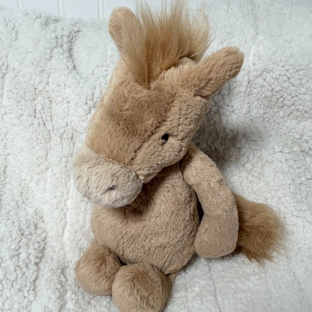 Jellycat Bashful Pony Plush 12” – Retired Soft Horse - Picture 5 of 6